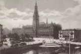 Postkarte: Hamburg nahe bei Rathaus (1895)