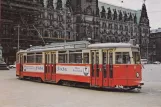 Postkarte: Hamburg Straßenbahnlinie 2 mit Triebwagen 3611 am Rathausmarkt (1978)