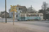 Postkarte: Helsingborg Straßenbahnlinie 3 mit Triebwagen 53 auf Planteringsvägen (1967)