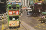 Postkarte: Hongkong Doppelstocktriebwagen 137 auf Hennessy Rd (1988)