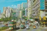 Postkarte: Hongkong Triebwagen 101 auf Causeway Road (1992)