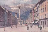 Postkarte: Innsbruck auf Maria Theresine Straße (1915)