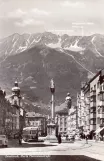 Postkarte: Innsbruck Straßenbahnlinie 3  auf Maria-Theresien-Str. (1963)