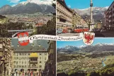 Postkarte: Innsbruck Straßenbahnlinie 3  Olympiastadt Innsbruck (1963)