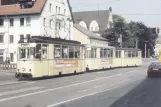 Postkarte: Jena Straßenbahnlinie 1 mit Triebwagen 139 auf Dornburger Str. (1990)