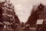 Postkarte: Kingston upon Hull Straßenbahnlinie auf Jameson Street (1910)