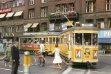 Postkarte: Kopenhagen Straßenbahnlinie 14 mit Triebwagen 467 auf Rådhuspladsen (1965)