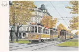 Postkarte: Kopenhagen Straßenbahnlinie 15 mit Triebwagen 911 auf Sølvtorvet (1937)