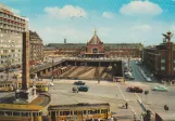 Postkarte: Kopenhagen Straßenbahnlinie 16 vor Hovedbanegården (1958)