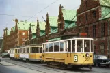 Postkarte: Kopenhagen Straßenbahnlinie 2 mit Beiwagen 1538 auf Børsgade (1965)