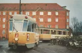 Postkarte: Kopenhagen Straßenbahnlinie 2 mit Triebwagen 701 am Sundbyvesterplads (1967)