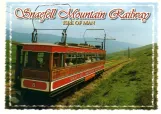 Postkarte: Laxey, Isle of Man Snaefell Mountain Railway mit Triebwagen 5 auf Snaefell (1980)