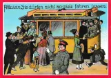 Postkarte: Leipzig Straßenbahnlinie 10  (1920)