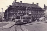 Postkarte: Lille Straßenbahnlinie R mit Triebwagen 518 am Roubaix (1981)