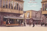 Postkarte: Lima Offen Triebwagen 24 auf Esquina de Mercaderes (1907)