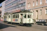 Postkarte: Linz Straßenbahnlinie 3 mit Triebwagen 9 am Landgutstr. Urfahr, Bergbahnhof (1970)