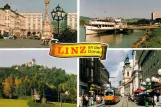 Postkarte: Linz Straßenbahnlinie 50 im Linz an der Donau (1973)