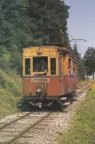 Postkarte: Linz Straßenbahnlinie F mit Triebwagen EM 3 nahe bei St. Florian (1972)