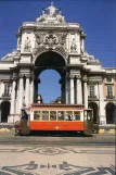 Postkarte: Lissabon Colinas Tour mit Triebwagen 2 auf Praça do Comércio (1998)