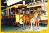 Postkarte: Lissabon Offen Pferdebahnwagen 100 im Museu da Carris (2000)