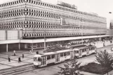 Postkarte: Magdeburg Straßenbahnlinie 2 mit Beiwagen 2042 am Alter Markt (1974)