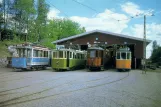 Postkarte: Malmköping Triebwagen 10 vor Hall III (1980)