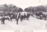 Postkarte: Marseille auf Avenue du Prado (1900)