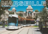 Postkarte: Marseille Straßenbahnlinie T2 vor Le Palais Longchamp (2008)