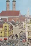 Postkarte: München nahe bei Karlstor (1960)