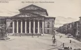 Postkarte: München nahe bei Kgl. Hoftheater (1900)