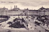 Postkarte: München Triebwagen 199 auf Karlsplatz (1899)