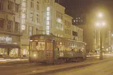 Postkarte: New Orleans Linie 12 St. Charles Streetcar mit Triebwagen 903 auf St. Charles Avenue (1971)