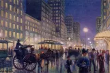 Postkarte: New York City auf Broadway (1915)