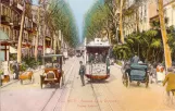 Postkarte: Nizza auf Avenue de la Victoire (1899)