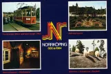 Postkarte: Norrköping Museumslinie 1 mit Triebwagen 16 auf Norra Promenaden (1984)