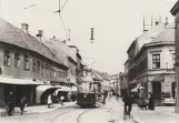 Postkarte: Odense Hovedlinie mit Triebwagen 1 auf Vestergade (1911)
