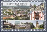 Postkarte: Plauen nahe bei Oberer Bahnhof (1990)