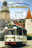 Postkarte: Plauen Touristenbahn Stadtrundfahrten mit Museumswagen 78 auf Unterer Graben (1991)