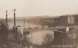 Postkarte: Prag auf Most Svatopluka Čecha. (1920)