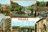 Postkarte: Prag auf Praha, Václavské Náměstí (1970)