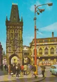 Postkarte: Prag nahe bei Praha Praŝná brána (1967)