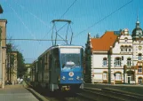 Postkarte: Rostock Triebwagen 602 auf Rosa-Luxemburg-Str. (1994)