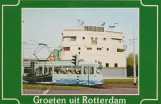 Postkarte: Rotterdam Gelenkwagen 1368 auf Stationsplein (1981)