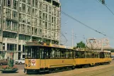 Postkarte: Rotterdam Straßenbahnlinie 7 mit Triebwagen 220 am Centraal (1975)