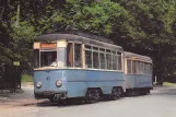 Postkarte: Schöneiche bei Berlin Straßenbahnlinie 88 mit Triebwagen 61 auf Bergstraße (1980)