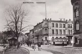 Postkarte: Schwerin auf Arsenalstrasse (Wilhelm-Pieck-Straße) (1908)