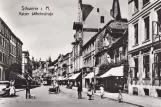 Postkarte: Schwerin auf Kaiser Wilhelmstraße (Hermann-Matern-Straße) (1910)