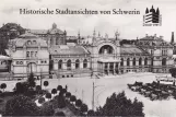 Postkarte: Schwerin vor Bahnhof (1909)