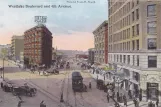 Postkarte: Seattle in der Kreuzung Westlake Boulevard/4th Avenue (1900)