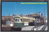Postkarte: Seattle Museumslinie 9 mit Triebwagen 512 am Broad Street (1982)